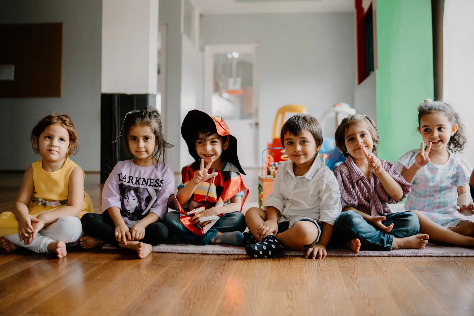 A group of children ready for the next step in their learning journey