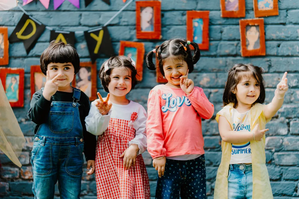 A group of happy children at Toddler World