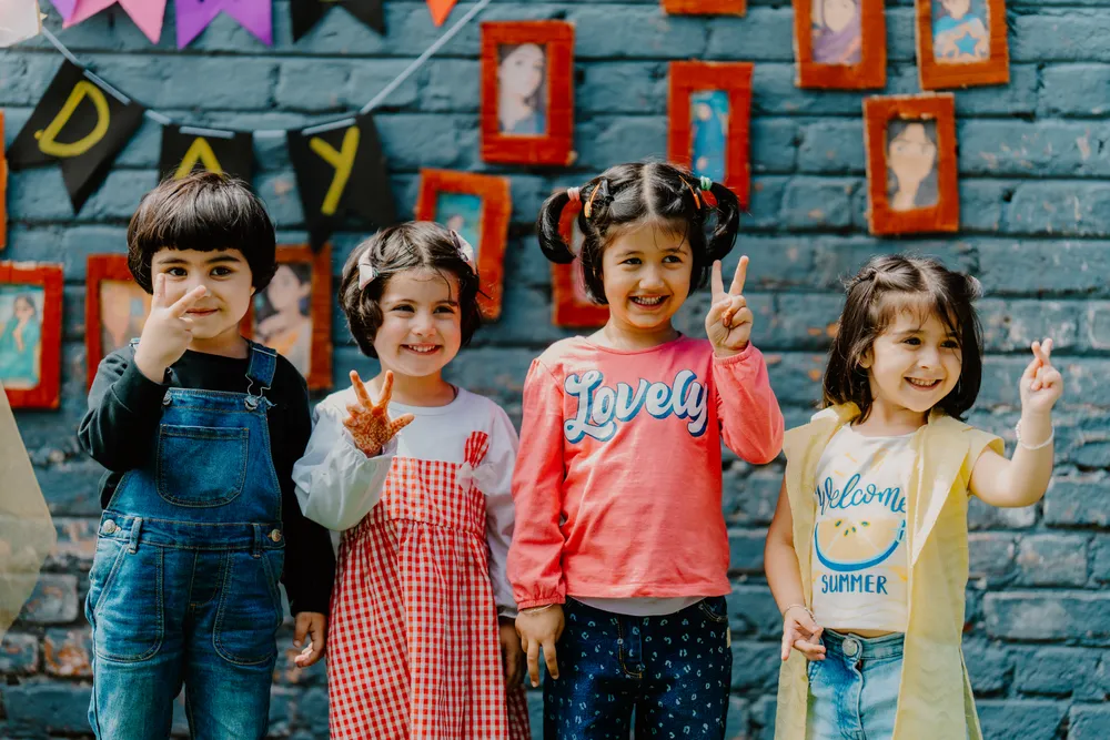 A group of happy children at Toddler World